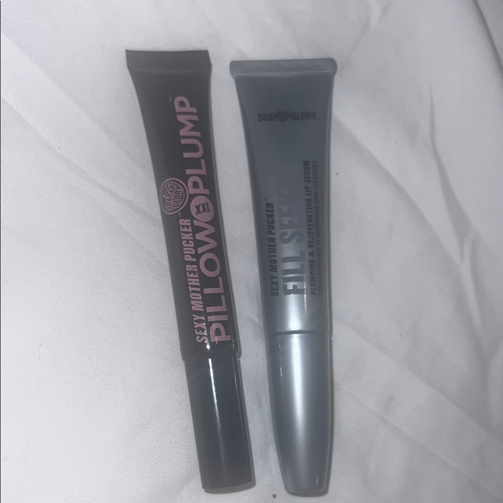 Soap & Glory Pillow Plump and Full Gloss Set - Black and Gray
